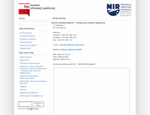 Tablet Screenshot of bip.mir.gdynia.pl