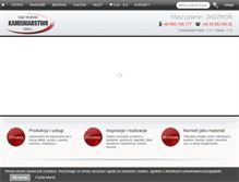Tablet Screenshot of kamieniarstwo.gdynia.pl