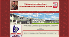 Desktop Screenshot of lo9.gdynia.pl