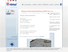 Tablet Screenshot of elplast.gdynia.pl