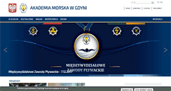 Desktop Screenshot of am.gdynia.pl